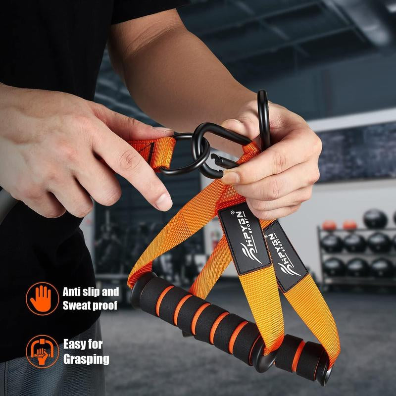 Resistance Bands, 300Lbs 360Lbs Heavy Exercise Bands with Handles, Workout Bands for Men, Fitness Bands for Working Out, Weight Bands Set for Muscle Training, Strength, Slim, Yoga, Home Gym Equipment,Outdoorfun Stretching Gear